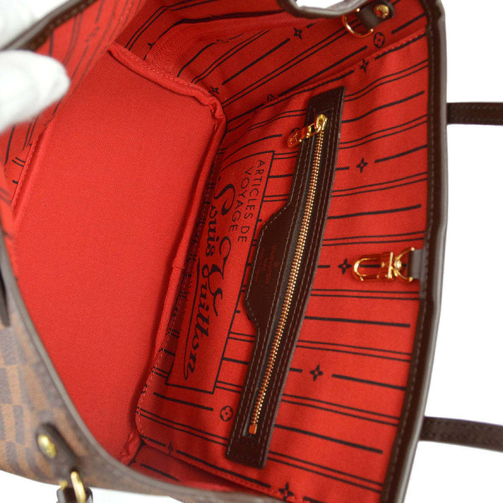 LOUIS VUITTON 2008 Damier Neverfull PM Tote Handbag N51109 120021 - Picture 3 of 10